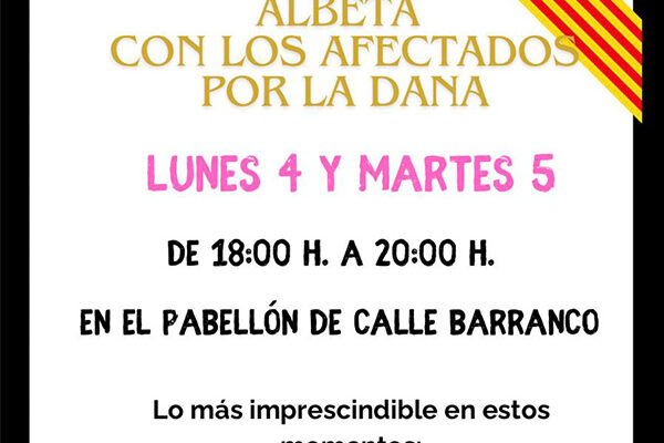 recogida dana albeta